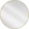 Silla Global SILLA Miroir mural rond, 85 cm, cadre doré