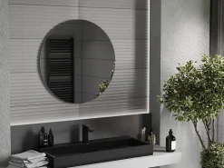 Miroir Grossissant|Silla Global SILLA Miroir mural rond, 80 cm, sans cadre