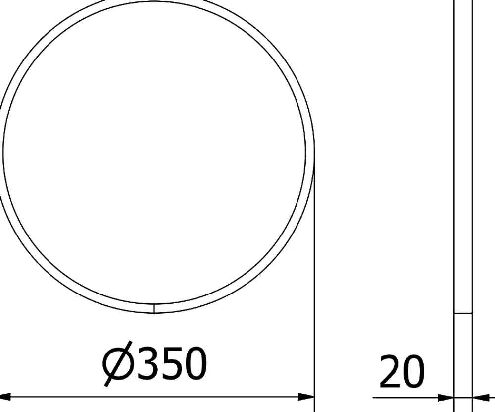 Miroir Grossissant|Silla Global SILLA Miroir mural rond, 35 cm, cadre doré