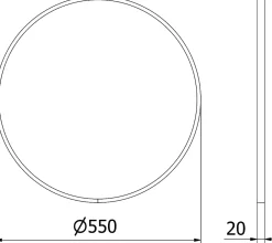 Miroir Grossissant|Silla Global SILLA Miroir mural rond, 55 cm, cadre doré