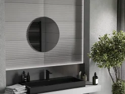 Silla Global SILLA Miroir mural rond, 60 cm, sans cadre