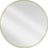 Silla Global SILLA Miroir mural rond, 90 cm, cadre doré