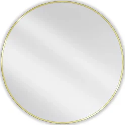 Silla Global SILLA Miroir mural rond, 90 cm, cadre doré