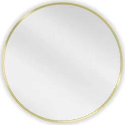 Miroir Grossissant|Silla Global SILLA Miroir mural rond, 65 cm, cadre doré