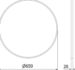 Miroir Grossissant|Silla Global SILLA Miroir mural rond, 65 cm, cadre doré