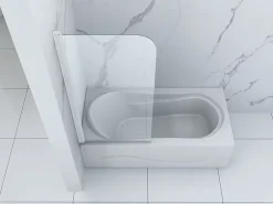 Pare-Baignoire|Silla Global SILLA Pare baignoire MARION 1 battant 70 x 140 cm mobile Blanc