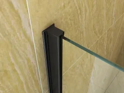 Silla Global Silla Pare-baignoire ASTON, fixe, 70x150 cm, Noir