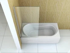 Pare-Baignoire|Silla Global Silla Pare-baignoire ASTON, fixe, 50x150 cm, Chromé