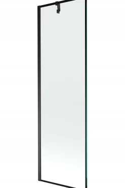 Silla Global Silla Pare-baignoire fixe, 60x150 cm, Noir
