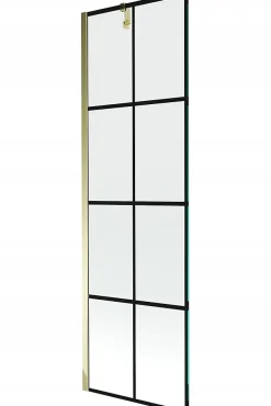 Pare-Baignoire|Silla Global Silla Pare-baignoire fixe, 60x150 cm, Doré