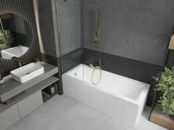 Pare-Baignoire|Silla Global Silla Pare-baignoire fixe, 60x150 cm, Doré