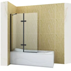 Pare-Baignoire|Silla Global Silla Pare-baignoire GARETT, fixe, 100x150 cm, Noir