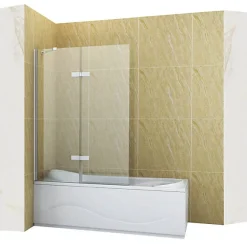 Silla Global Silla Pare-baignoire GARETT, fixe, 120x150 cm, Chromé