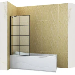 Pare-Baignoire|Silla Global Silla Pare-baignoire MADISON+, fixe, 60x140 cm, Noir