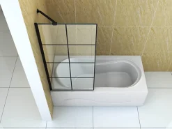 Pare-Baignoire|Silla Global Silla Pare-baignoire MADISON+, fixe, 60x140 cm, Noir