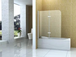 Silla Global Silla Pare-baignoire MARION, pivotant, 120x140 CM, Chromé