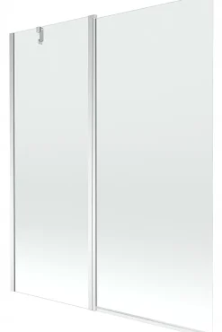 Silla Global Silla Pare-baignoire pivotant, 140x150 cm, Chromé