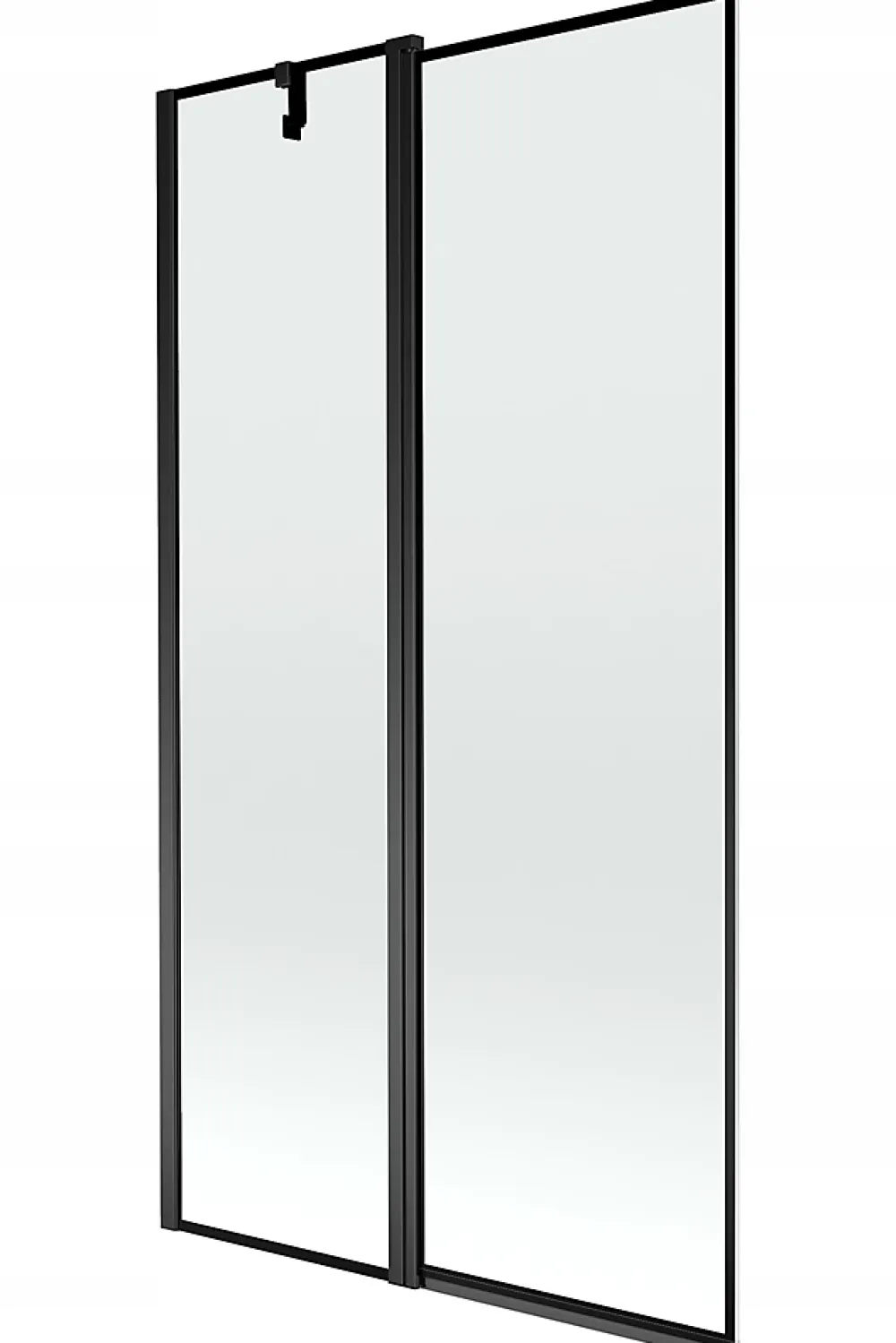 Silla Global Silla Pare-baignoire pivotant, 100x150 cm, Noir