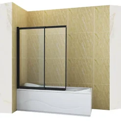Pare-Baignoire|Silla Global Silla Pare-baignoire SPENCER, rabattable, 100x150 CM, Noir