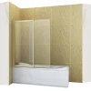 Pare-Baignoire|Silla Global Silla Pare-baignoire SPENCER, rabattable, 100x150 CM, Doré brossé
