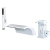 Robinet De Baignoire|Silla Global Silla Robinet De Baignoire en Laiton sur plage 3 trous, Blanc