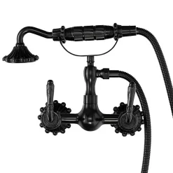 Robinet De Baignoire|Silla Global SILLA Robinet De Baignoire en Laiton retro, mural, noir
