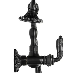 Robinet De Baignoire|Silla Global SILLA Robinet De Baignoire en Laiton retro, mural, noir