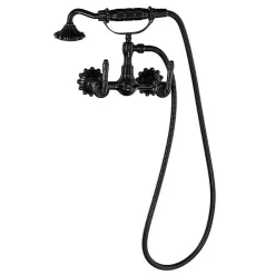 Robinet De Baignoire|Silla Global SILLA Robinet De Baignoire en Laiton retro, mural, noir