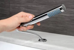 Silla Global Silla Robinet De Baignoire en Laiton sur plage 3 trous, Chrome
