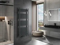 Sèche-Serviettes Eau Chaude|Silla Global Silla Sèche-serviettes eau chaude 729W 150x60x3cm, Gris