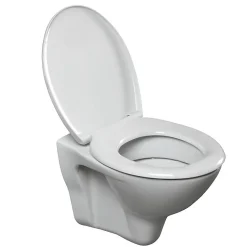 Cersanit S-line Pro WC suspendu Fayans + Abattant, Blanc (S-LinePro)