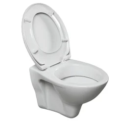 Cersanit S-line Pro WC suspendu Fayans + Abattant, Blanc (S-LinePro)