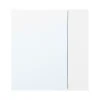Armoire De Salle De Bains|Sobuy Armoire Murale avec Miroir, 1 Porte 3 Compartiments, Étagères Réglables, Blanche