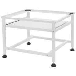 Etendoir À Linge|Ml-Design Socle de machine à laver avec étagère extensible base sèche-linge en acier blanc