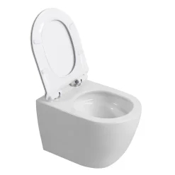 Wc Suspendu|Grohe Solido pack WC bâti-support autoportant + WC suspendu Ceramia PixL + abattant SoftClose + plaque noir (GRCEPXWT03-FR)