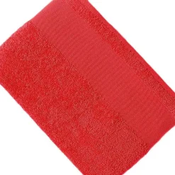 Sols - Serviette à main ISLAND Rouge (Taille unique)