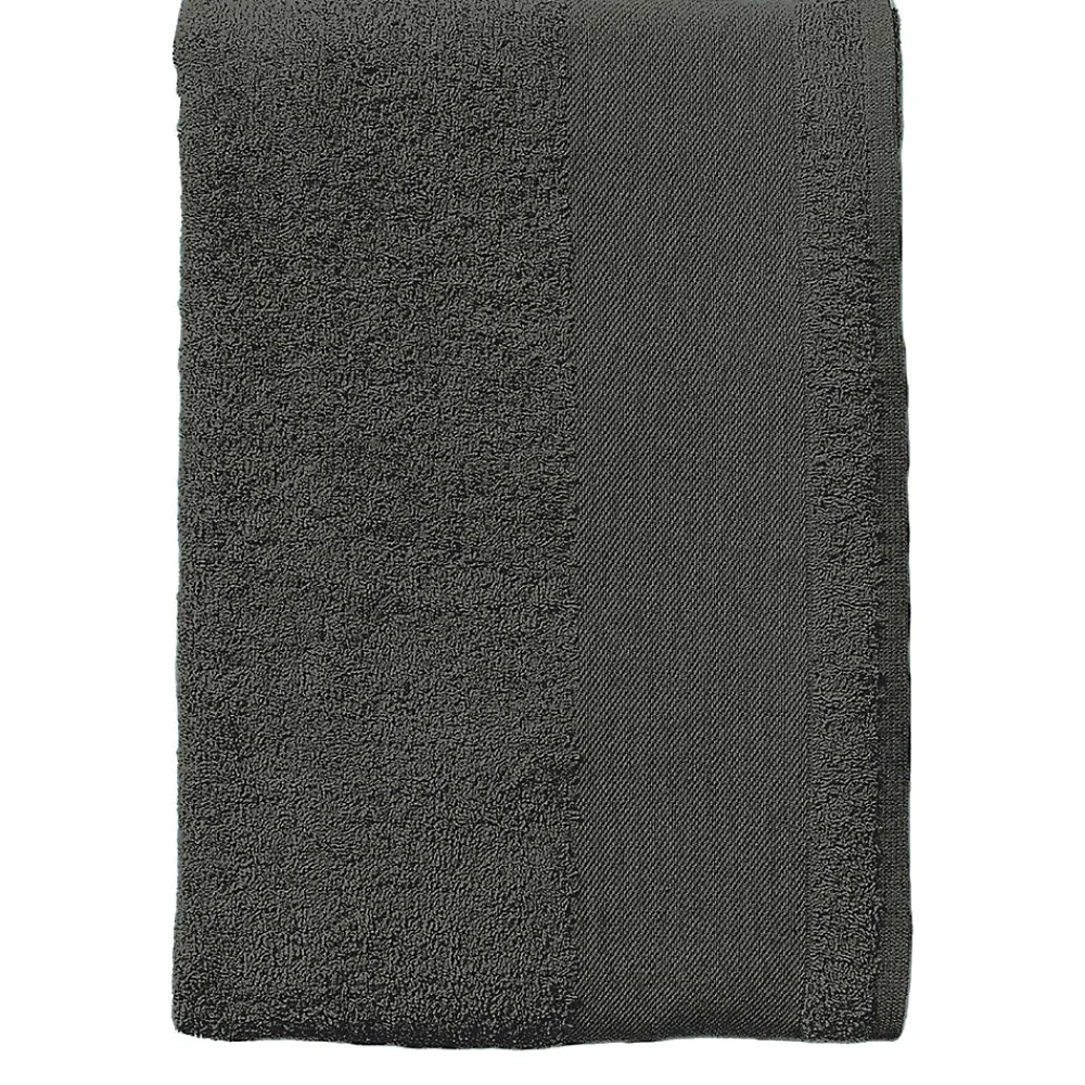 Gant De Toilette|Sols - Serviette de bain BAYSIDE Gris foncé (Taille unique)