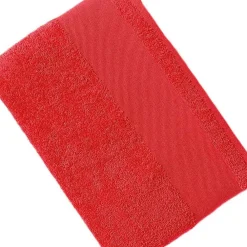 Gant De Toilette|Sols - Serviette de bain ISLAND Rouge (Taille unique)