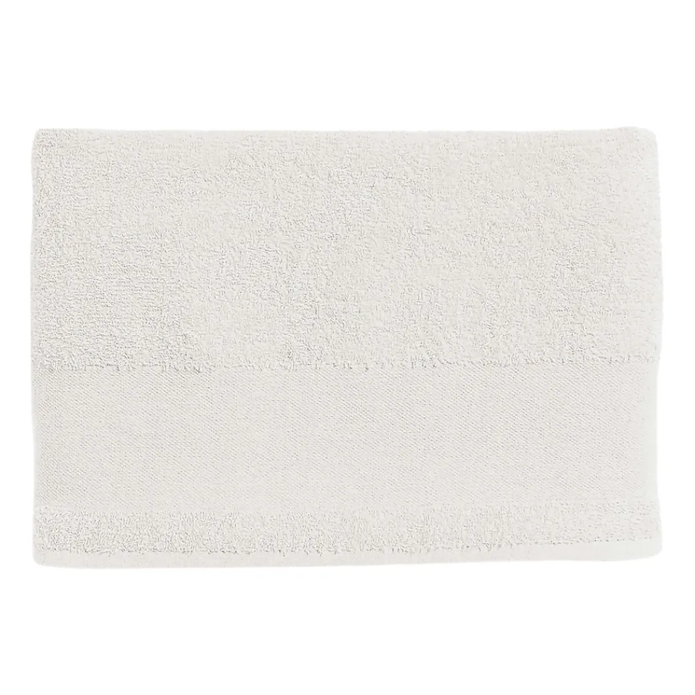 Gant De Toilette|Sols - Serviette de bain pour invités ISLAND Blanc (Taille unique)