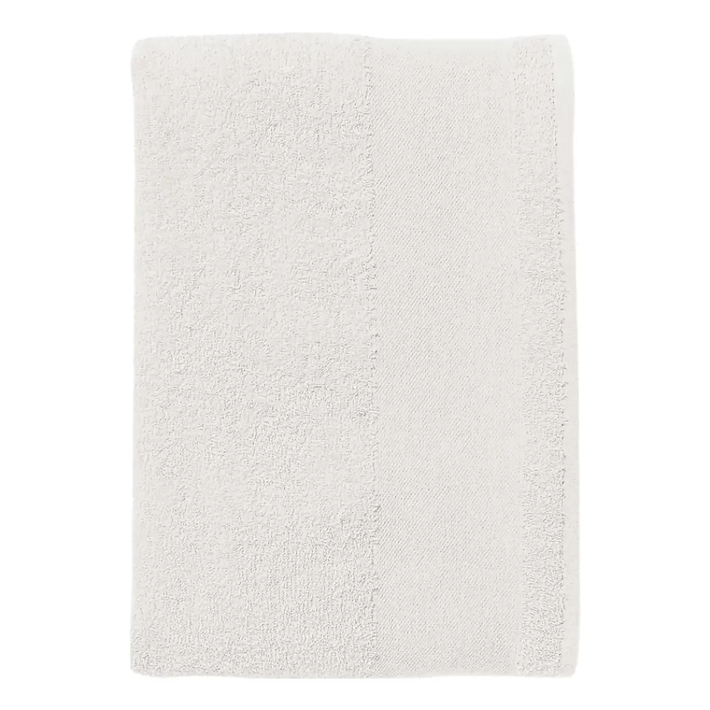Gant De Toilette|Sols - Serviette de bain pour invités ISLAND Blanc (Taille unique)