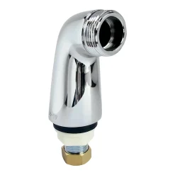 Somatherm for you - Raccord colonette droit luxe chromé