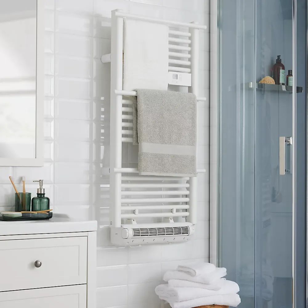 GoodHome Soufflerie amovible Acilia blanc 1000W