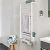 Sèche-Serviettes Électrique|GoodHome Soufflerie amovible Acilia blanc 500W
