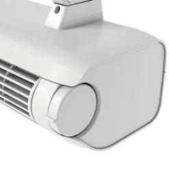 Sèche-Serviettes Électrique|GoodHome Soufflerie amovible Acilia blanc 500W