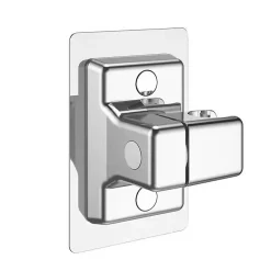 Pommeau De Douche, Flexible Et Barre De Douche|Deko Support de douche étanche à angle réglable, sans perçage (argent)