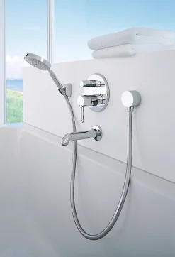Hansgrohe Support de douchette mural chromé Porter'C