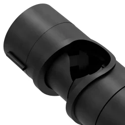GoodHome Support de douchette pour barre de douche, noir,