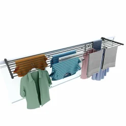 Foxydry Support linge pliable pour extérieur alu 202x63x8 cm Duo
