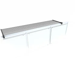 Foxydry Support linge pliable pour extérieur alu 202x63x8 cm Duo