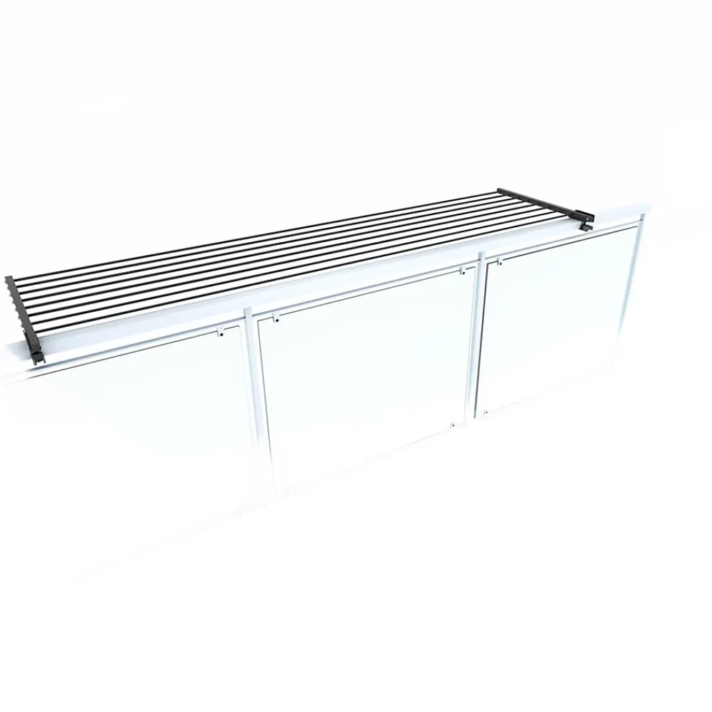 Foxydry Support linge pliable pour extérieur alu 202x63x8 cm Duo